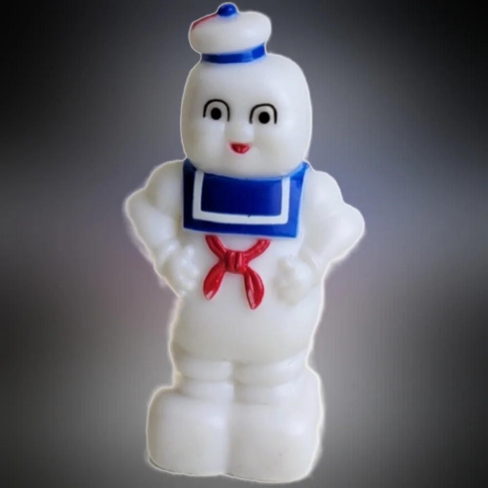 Vtg 80s 1984 Ghostbusters marketing Stay Puft marshmallow man pencil sharpener